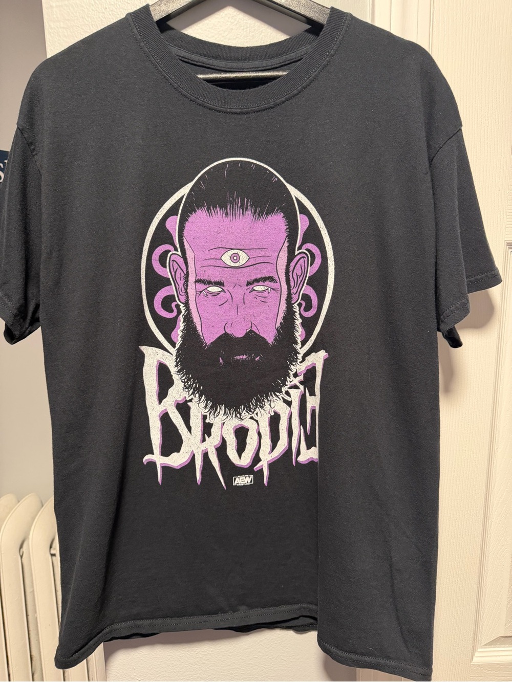 AEW All Elite Wrestling Brodie Lee Purple Face Shirt Size Men’s XL